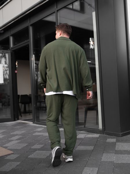 Чоловічі штани casual зелені Krr2 фото