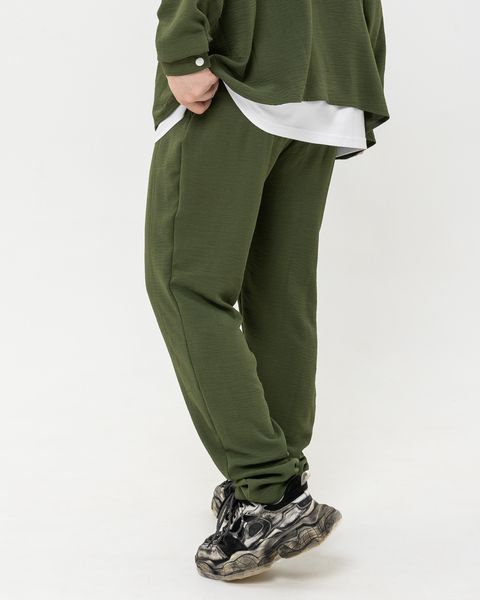 Чоловічі штани casual зелені Krr2 фото