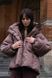 Жіноча курточка коричнева dp18 фото 28