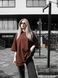 Футболка oversize коричнева fi3p8 фото 9