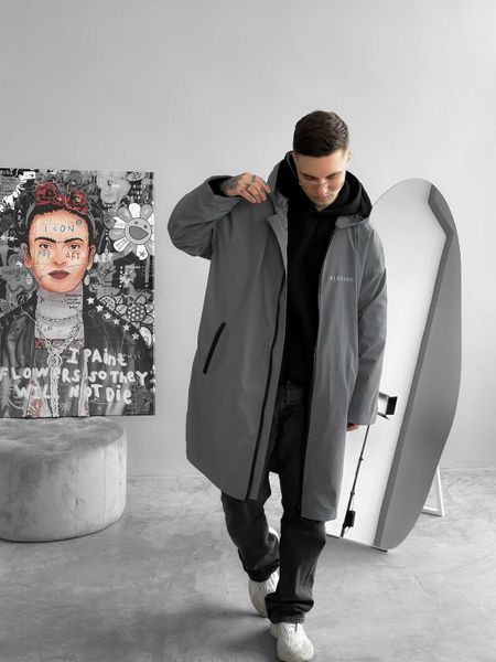 Чоловічий дощовик графітовий Wt9 фото