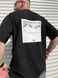 Чоловіча футболка з принтом oversize чорна fi1kk2 фото 11