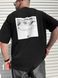 Чоловіча футболка з принтом oversize чорна fi1kk2 фото 10
