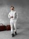 Чоловіче тепле худі з принтом сіре Xu14 фото 9