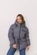 Жіноча oversize куртка графітова V25 фото 8