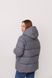 Жіноча oversize куртка графітова V25 фото 3