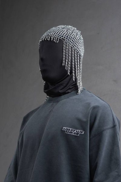 Чоловіча oversize футболка сіра 29862 фото