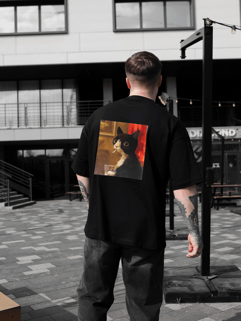 Футболка oversize чорна fi1p9 фото