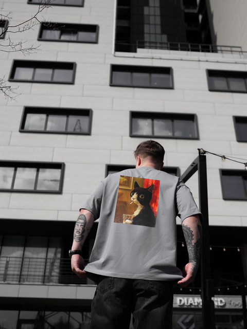 Футболка oversize сіра fi2p9 фото